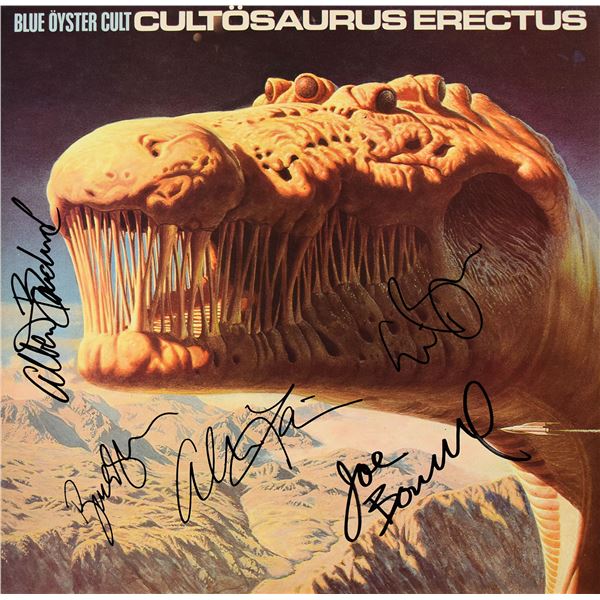 Blue Oyster Cult signed Cultosaurus Erectus album