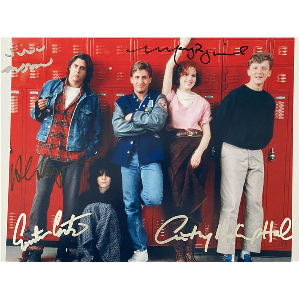 The Breakfast Club cast signed photo