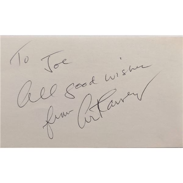 The Honeymooners Art Carney original signature