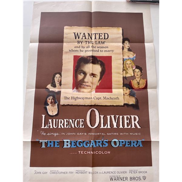 The Beggar's Opera 1953 vintage movie poster