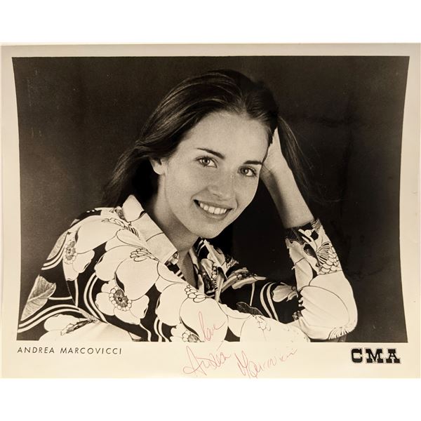 Andrea Marcovicci signed photo
