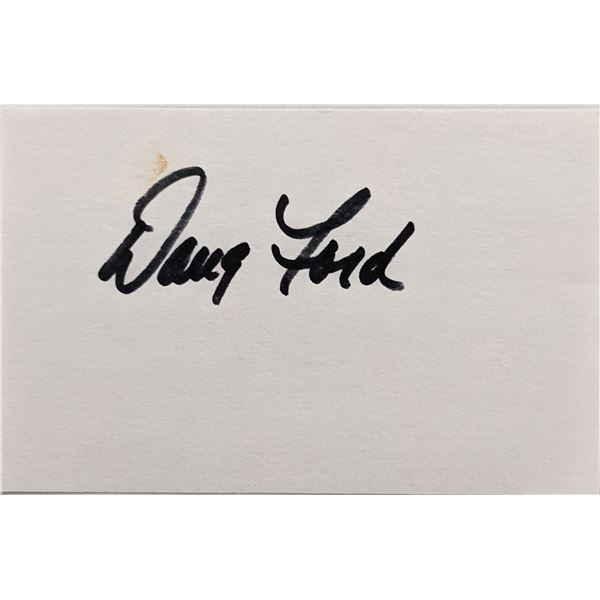 Doug Ford original signature