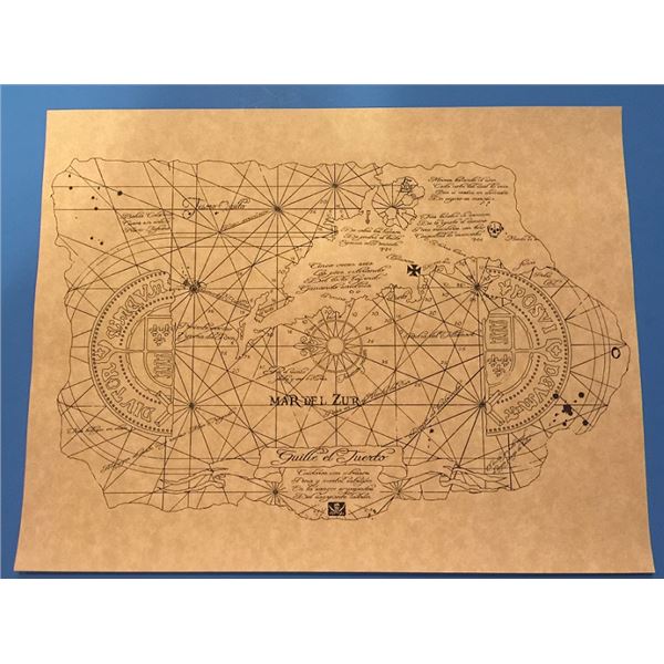 The Goonies Map prop print