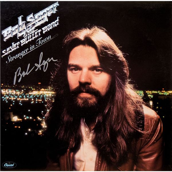 Bob Seger signed Stranger In Town album