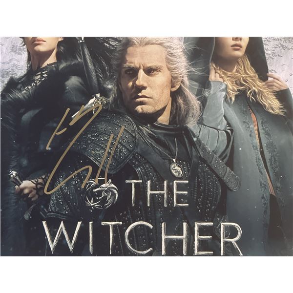 The Witcher Henry Cavill signed photo