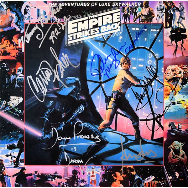 Star Wars The Empire Strikes Back signed soundtrack album
