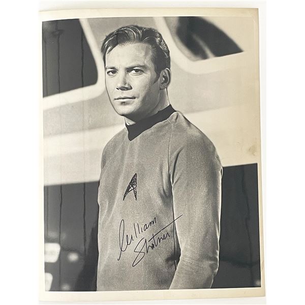 Star Trek William Shatner signed photo