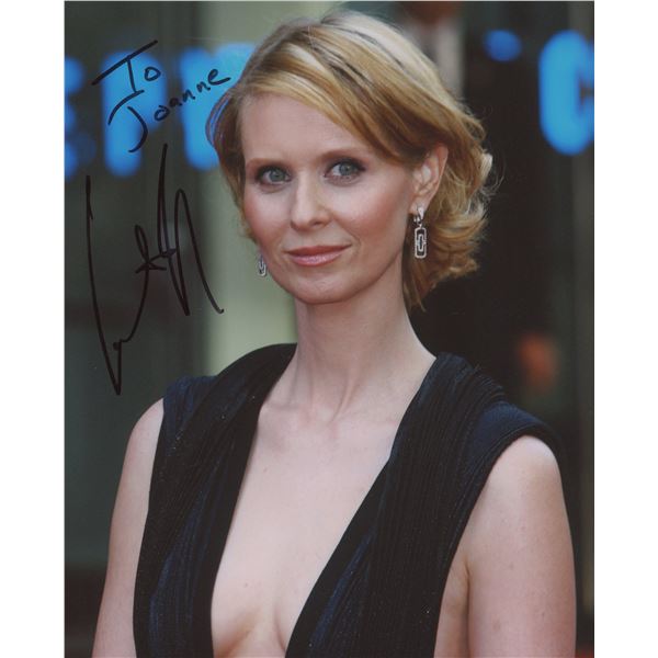 Cynthia Nixon signed photo