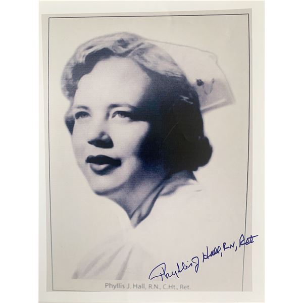 Phyllis J. Hall Signed Photo
