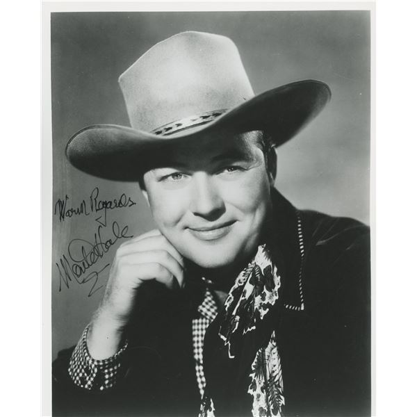 Monte Hale signed photo
