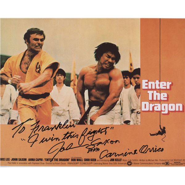 Enter the Dragon John Saxon signed movie photo