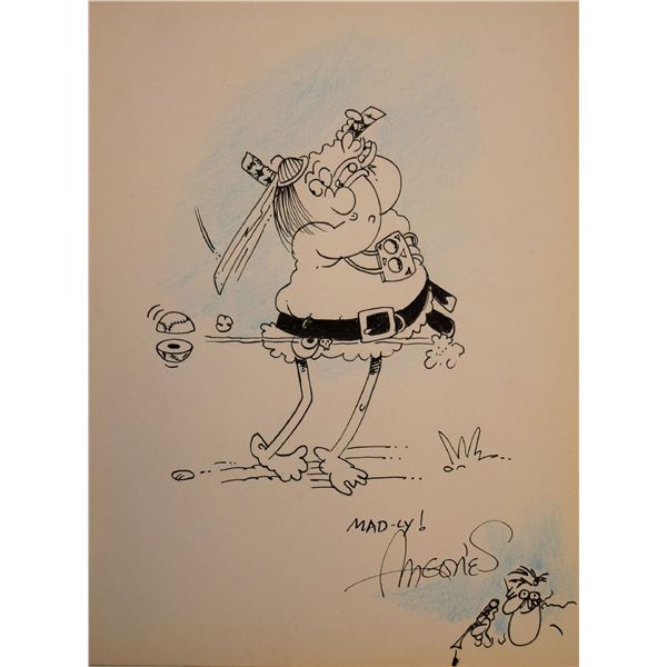 Sergio Aragones original hand drawn sketch