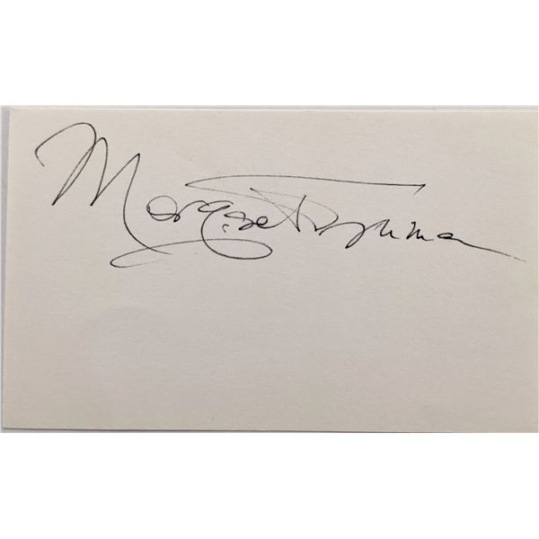 Margaret Truman original signature