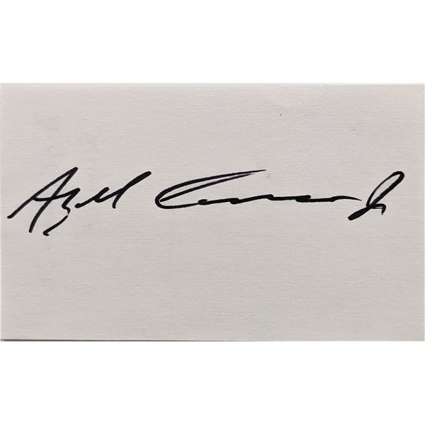 Jockey Angel Cordero Jr. original signature