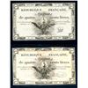 Image 1 : FRANCE 1792. A Pair of Republic FranÃ§aise Notes, Very Fine