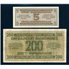 Image 2 : UKRAINE 1942. A Pair of German Occupation Banknotes VF-Unc