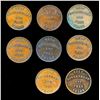 Image 2 : CANADA TOKENS 1857. A Lot of 8 PE-7 Pieces, Fine-Very Fine