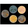 Image 2 : CANADA TOKENS 1855. A Lot of 5 PEI Tokens, Fine-Very Fine