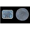 Image 1 : CHURCH TOKENS 1830-1858. A Lot of 2 Canada West Pieces F-EF