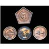 Image 2 : CANADA 1957-1969. A Lot of 4 Bronze RCNA Medals FDC