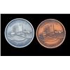 Image 1 : CANADA 1961 RCNA CNA-6 Hamilton. A Lot of 2 Medals FDC