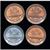 Image 1 : CANADA 1975 RCNA CNA-22 Calgary. A Lot of 4 Medals FDC