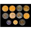 Image 2 : CANADA NEWFOUNDLAND 1 Cent 1865-1942. A Group of 11 Cents VG-VF