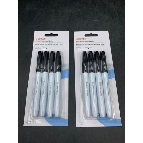 Staples Dry Erase Markers (2 x 4)