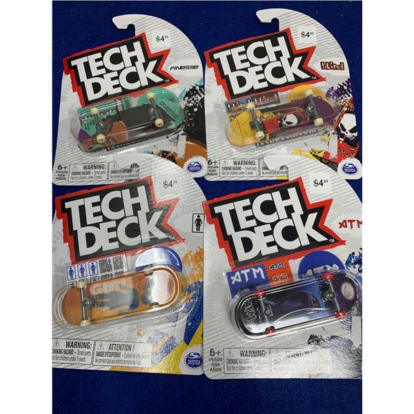 Lot of 4 Tech Decks