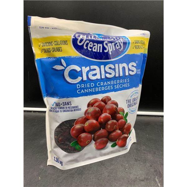 Ocean Spray Craisins Dried Cranberries (1.36kg)