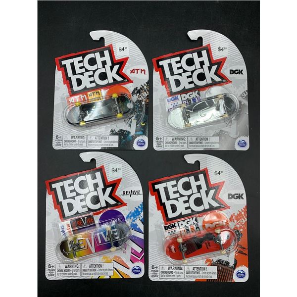 Lot of 4 Assorted Tech Decks