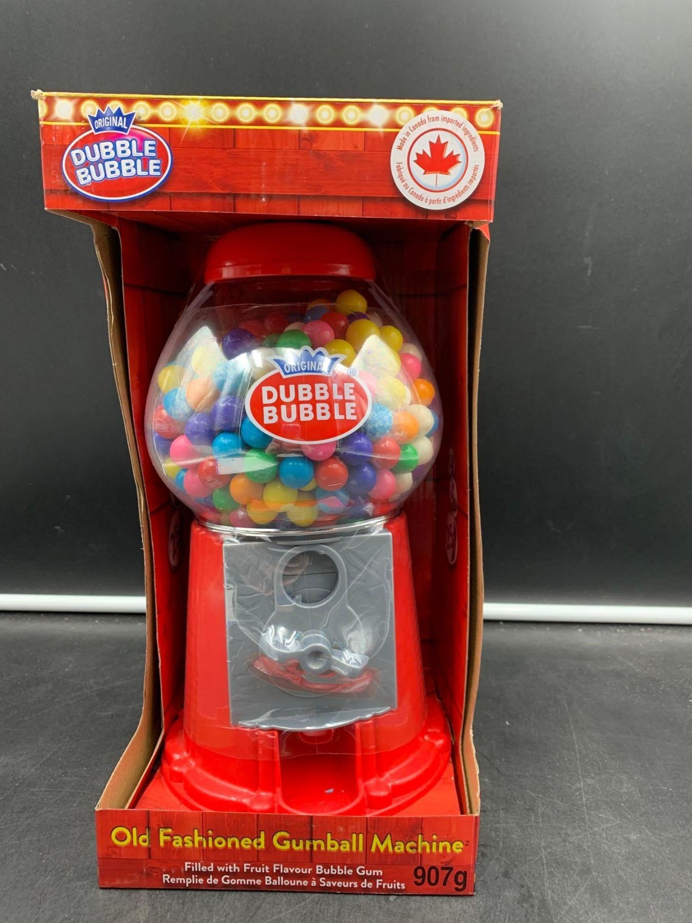 Dubble Machine Dubble Bubble Old Fashioned Gumball Machine (907g)
