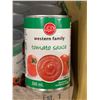 Image 2 : CASE LOT Western Family Tomato Sauce 12 x 398ml