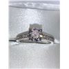 Image 1 : 10K White Gold Moissanite 1.2 Carat Solitaire Ring with Appraisal $1755.00 -( size 5)
