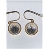 Image 1 : 10K Gold Moissanite Solitaires 5 Carats Laser Cut Earrings with Appraisal Certificate $1190.00