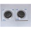 Image 1 : LOT of 2 - USA 1971 Kennedy Liberty Half Dollars