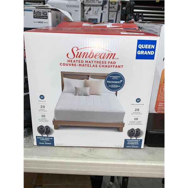 Sunbeam Heated Mattress Pad Queen Size