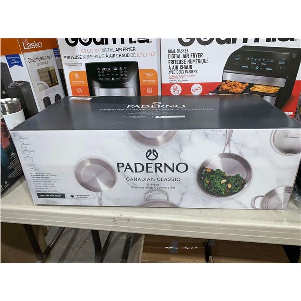 Paderno Canadian Classic 11pc Stainless Cookware Set