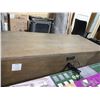 Image 4 : Solid Wood Office Desk With Plug Outlet, 5 drawer 60"Lx28"Dx30"T