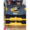 Image 2 : DeWalt Stak Tool Storage Organizer, Double Drawers (DWST17804) , Black