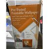 Image 2 : Pre-Pasted Textured Paintable Wallpaper 4x 57.75 sq ft