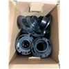 Image 4 : Box of 25 Ipex 4x3" ABS  DWVCloset Flange hub - Black