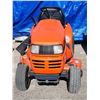 Image 4 : Kubota T1460 2WD lawn tractor, Snow Blower and Dump Wagon Attachment. Kawasaki FC420V engine, 0.4 L,