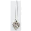 Image 1 : 14K DIAMOND HEART PENDANT WITH CHAIN