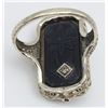 Image 3 : VINTAGE 14K FILIGREE CAMEO RING WITH SHELL