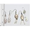 Image 4 : 3-PAIRS OF SOUTHWESTERN PIERCED DANGLY EARRINGS