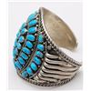 Image 2 : LARGE! "ZI" SOUTHWESTERN STERLING CUFF LOADED
