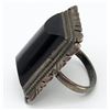 Image 2 : VINTAGE RECTANGULAR ONYX RING