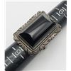 Image 4 : VINTAGE RECTANGULAR ONYX RING