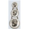 STERLING 3D COIN PENDANT
